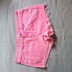 PINK Sz 8 Pink Jean Shorts